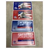 4 Uncirculated Coin Sets-2002 & 2003