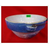 Antique Blue and White bowl with handle
