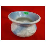 7 1/2" Blue and White Stoneware