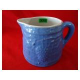 5 1/2" Blue and White Pitcher