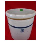 12" Blue Line 3 Gallon Crock