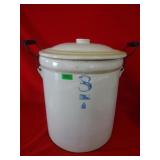 16" 8 Gallon Ruckels Stoneware Crock