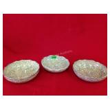 Yellow & Blue Spongeware Stoneware