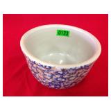 Red Wing Blue & Orange Spongeware Stoneware