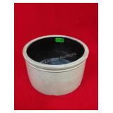 9" W Crock w/o lid few chips stoneware