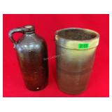 2 Pieces of Stoneware