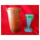 Pair of Rosecraft? vases