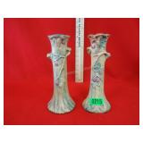 Pair of Weller Vases- Woodcraft Tree Bud Vase