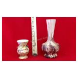 2 Unmarked Pottery Vases
Brown and White Prince