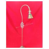 Floor Lamp w/ Amber Shade 58"