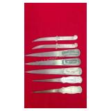 Lot of 7 Letter Openers