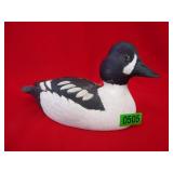 Wooden Carved Duck- Barrows Golden Eye 83