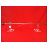 35" Walnut? Cane- Copper on both ends