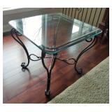 Square Glass Top Coffee Table