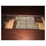 Antique Round Wooden Pedistal Table