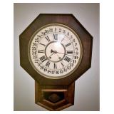 W.E. Chliton Wall Clock w/ key