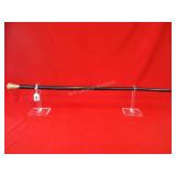 38 1/4" Cane- Gold colored handle