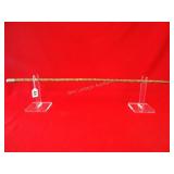 32 3/8" Twig Cane- Sterling Silver handle