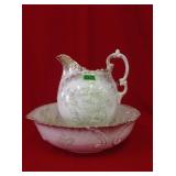 Vintage Semi W.M Co Porcelain Wash Basin