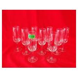 Set of 9 Stemware Glasses