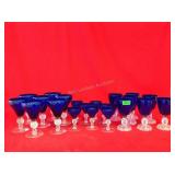 Cobalt Blue Crystal Stemware