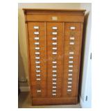 Large Wooden File Index