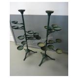 Pair of Cast Iron Plant Stands 42" T