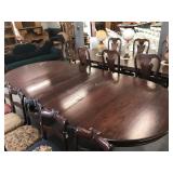 Antique Wooden Pedestal Table- 10