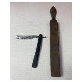 Gilbert Brother Eclipse Straight Razor and case