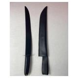 Unmarked Knife with sheath, 20" long