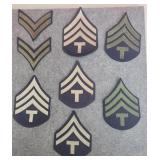 Corporal and Sargeant Military Patches