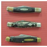 Set of Three Vintage Pocket Knives