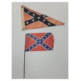 Confederate Flag and Desk Flag