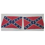 Set of Two Confederate Flags