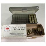 45 Automatic Shells & Casings