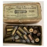 38 Caliber Ammunition & Vintage Box