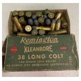Vintage 38 Long Colt Ammunition
