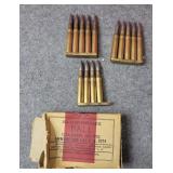 Frankford Arsenal 30 cal. Cartridges and Box