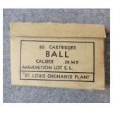 Ball Ammunition Box and Contents