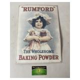 "Rumford" Tin Sign