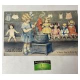 "Diamond Dyes" Tin Sign