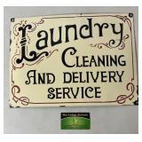 Metal Laundry Sign