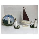Assorted Lighthouse Decor