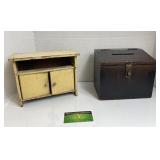 Wooden Box & Wood Fixture