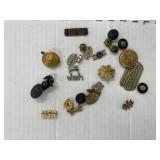 Military Buttons, Awards, Dog Tag