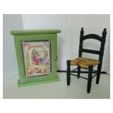 Small Chair and Desk Cabinet