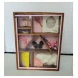 Baby Girl Shadow Box Decor