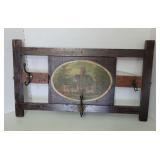 Unique Vintage Wooden Coat Rack