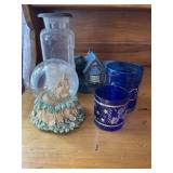 Musical Snow Globe, Buttons, & More