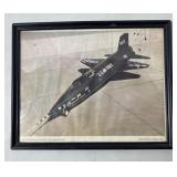 X-15 Manned Research Aircraft Framed Picture